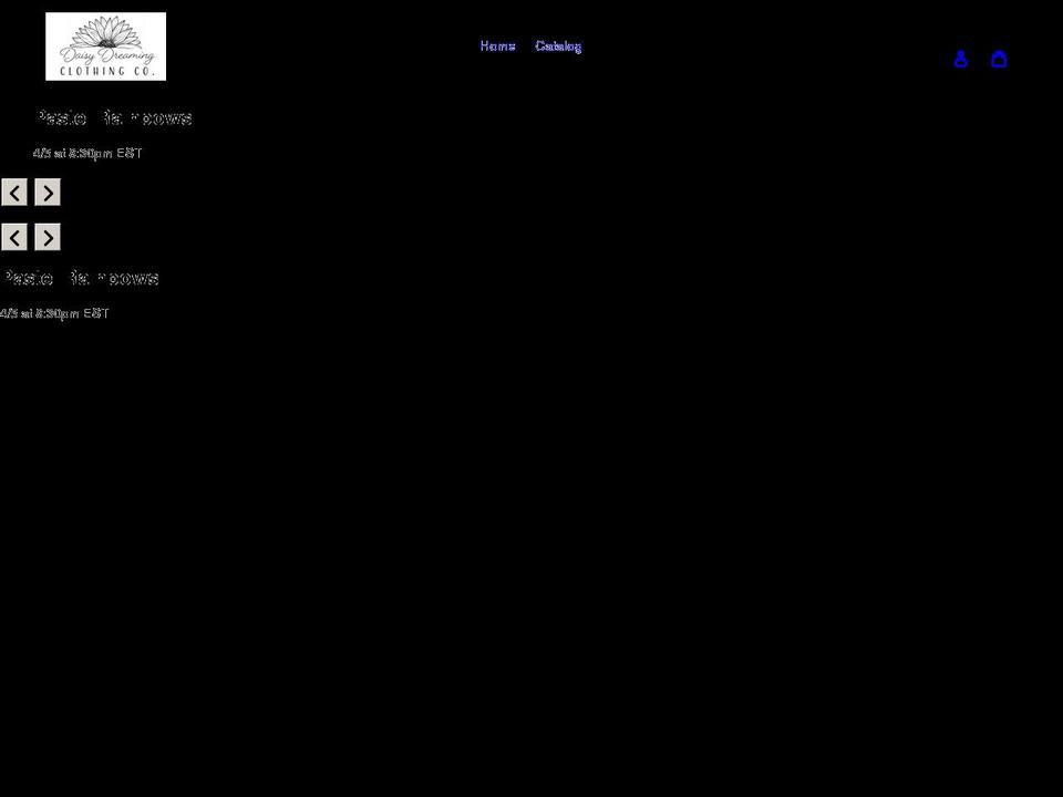 daisydreaming.com shopify website screenshot