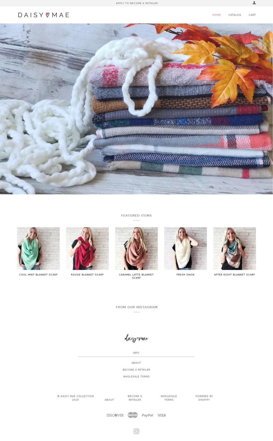 daisymaecollection.com — Shopify storefront screenshot