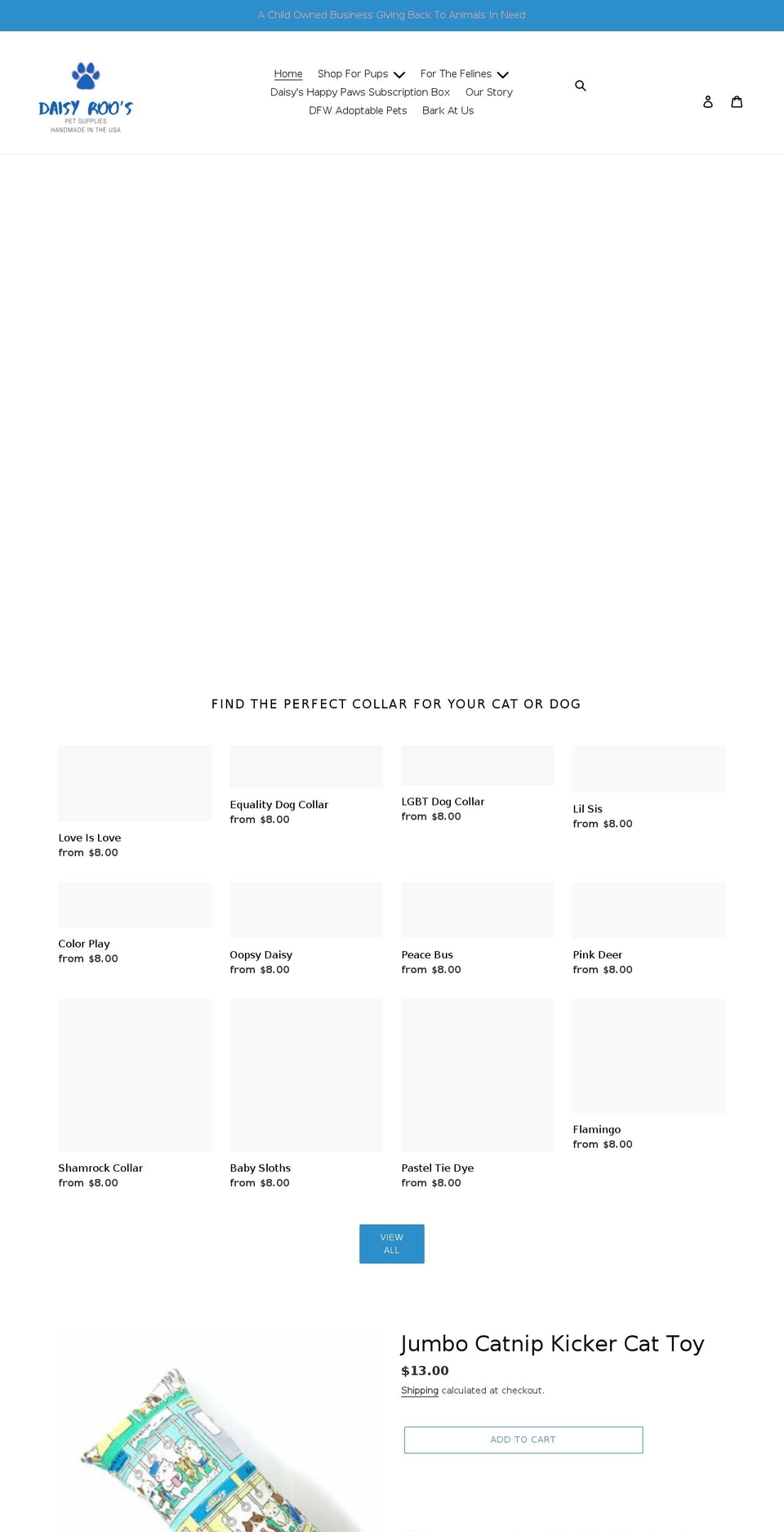 daisyroos.com shopify website screenshot