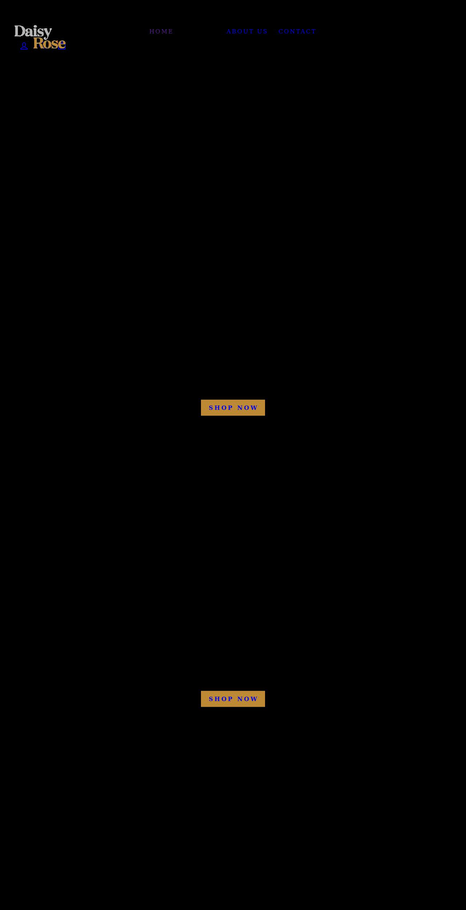 daisyrose.com shopify website screenshot