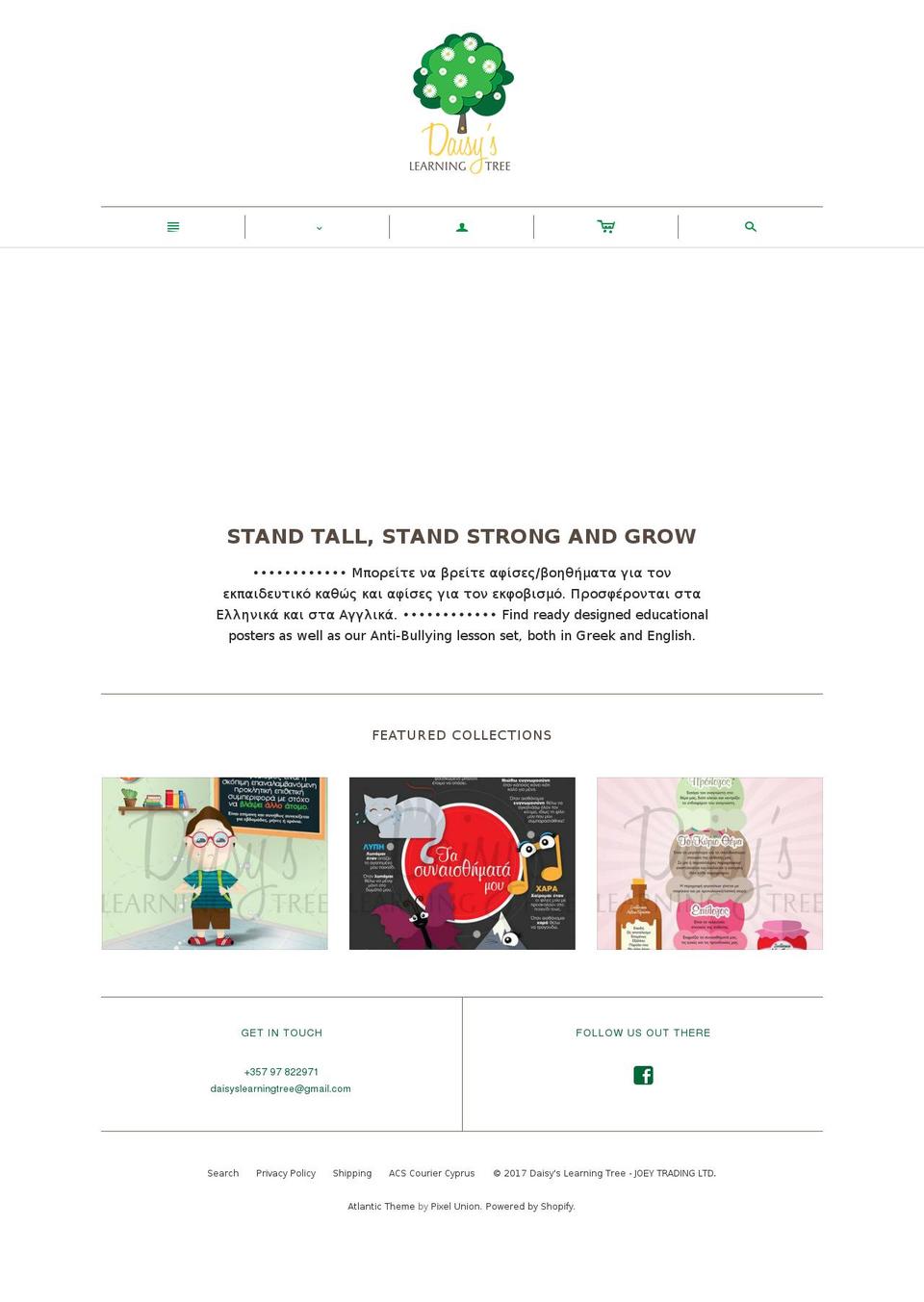 daisyslearningtree.com — Shopify storefront screenshot