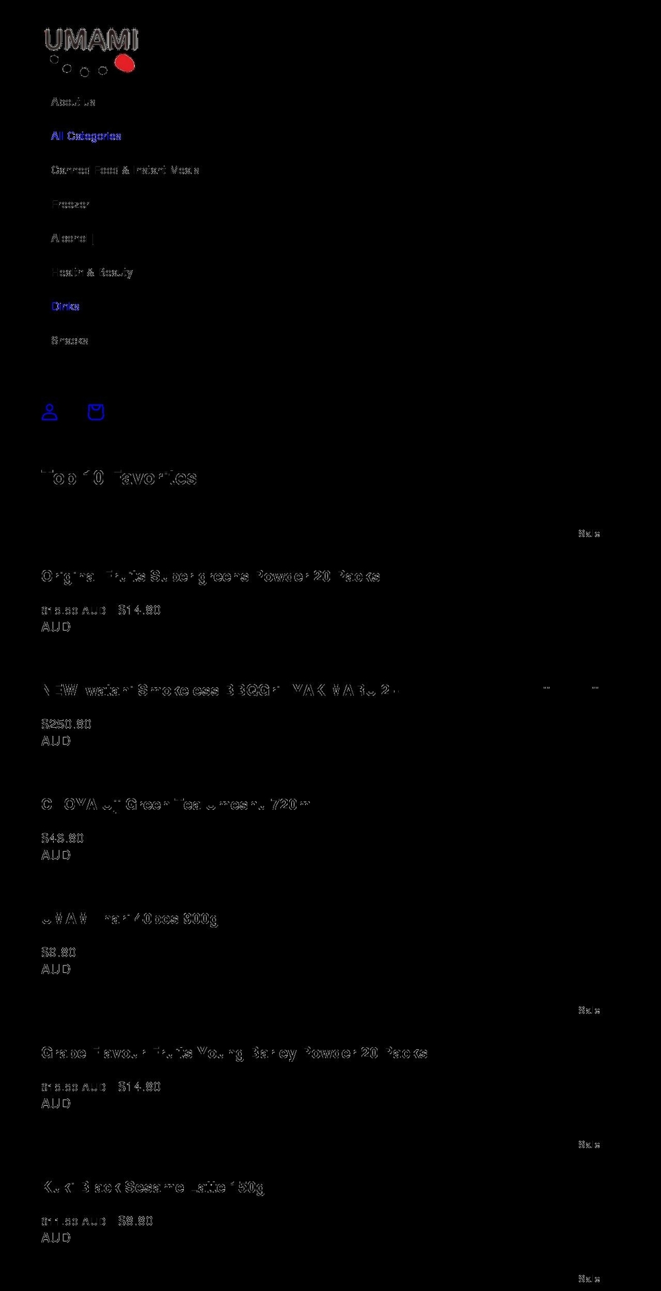 daiwafood.com shopify website screenshot