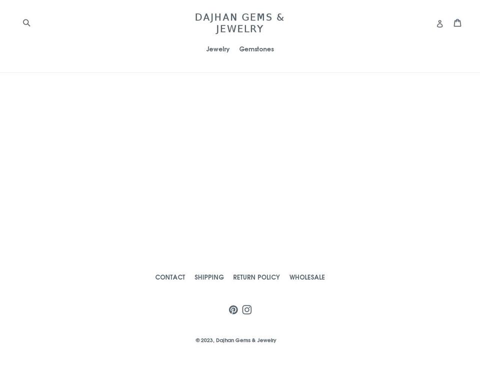 dajhangemsandjewelry.com shopify website screenshot
