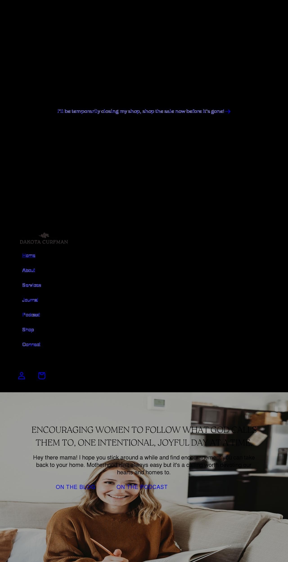 dakotacurfman.com shopify website screenshot