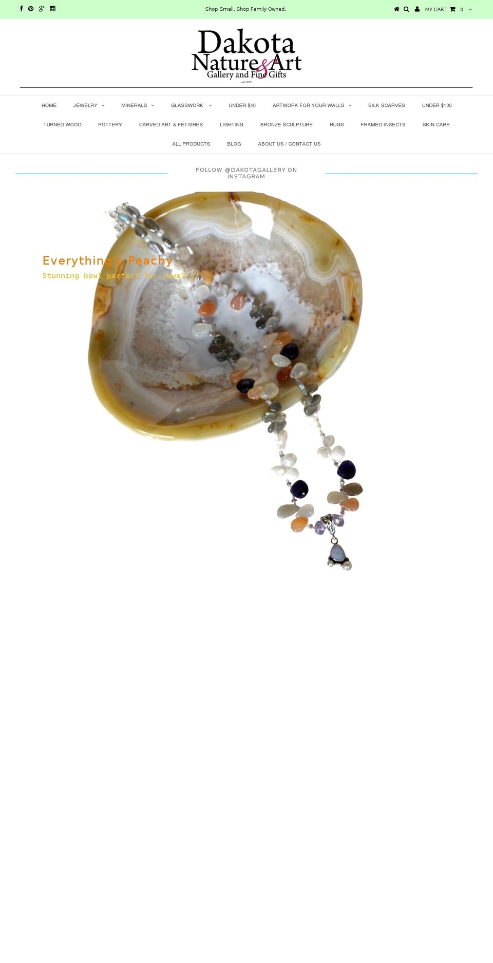 dakotanature.com shopify website screenshot