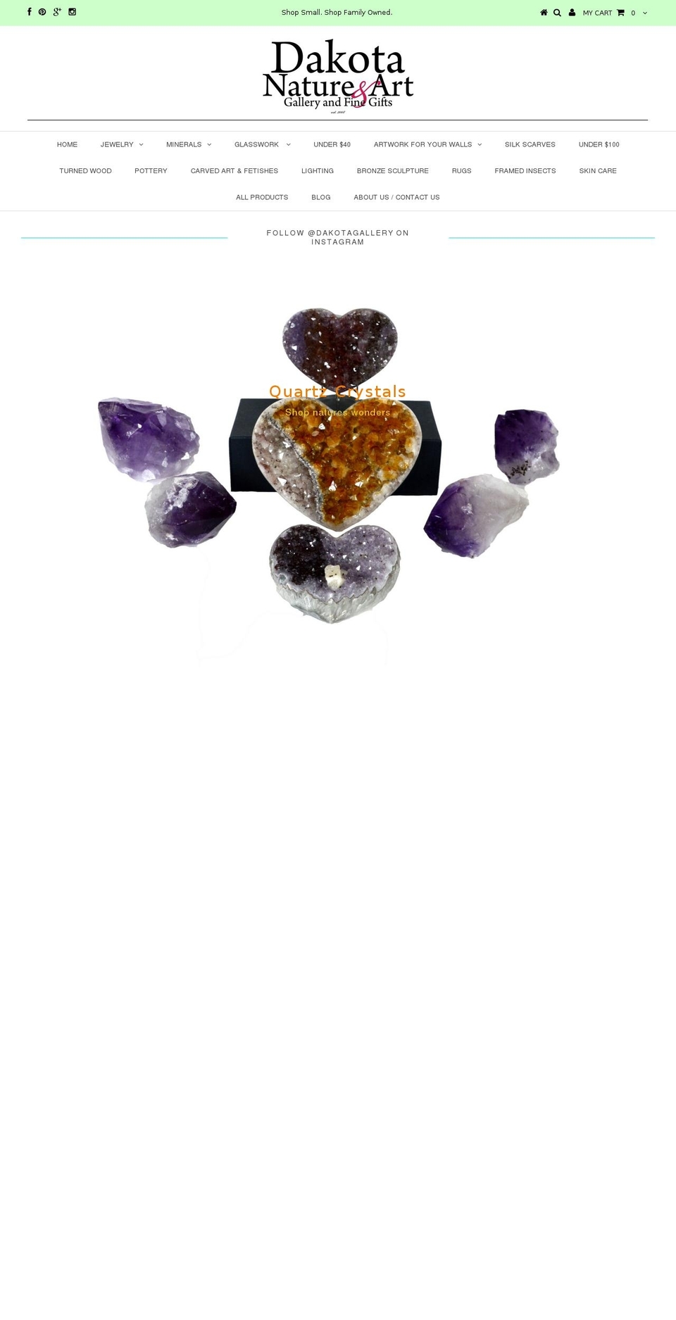 dakotanatureandart.com shopify website screenshot
