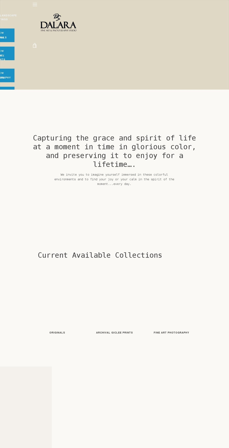 dalarastudio.com shopify website screenshot