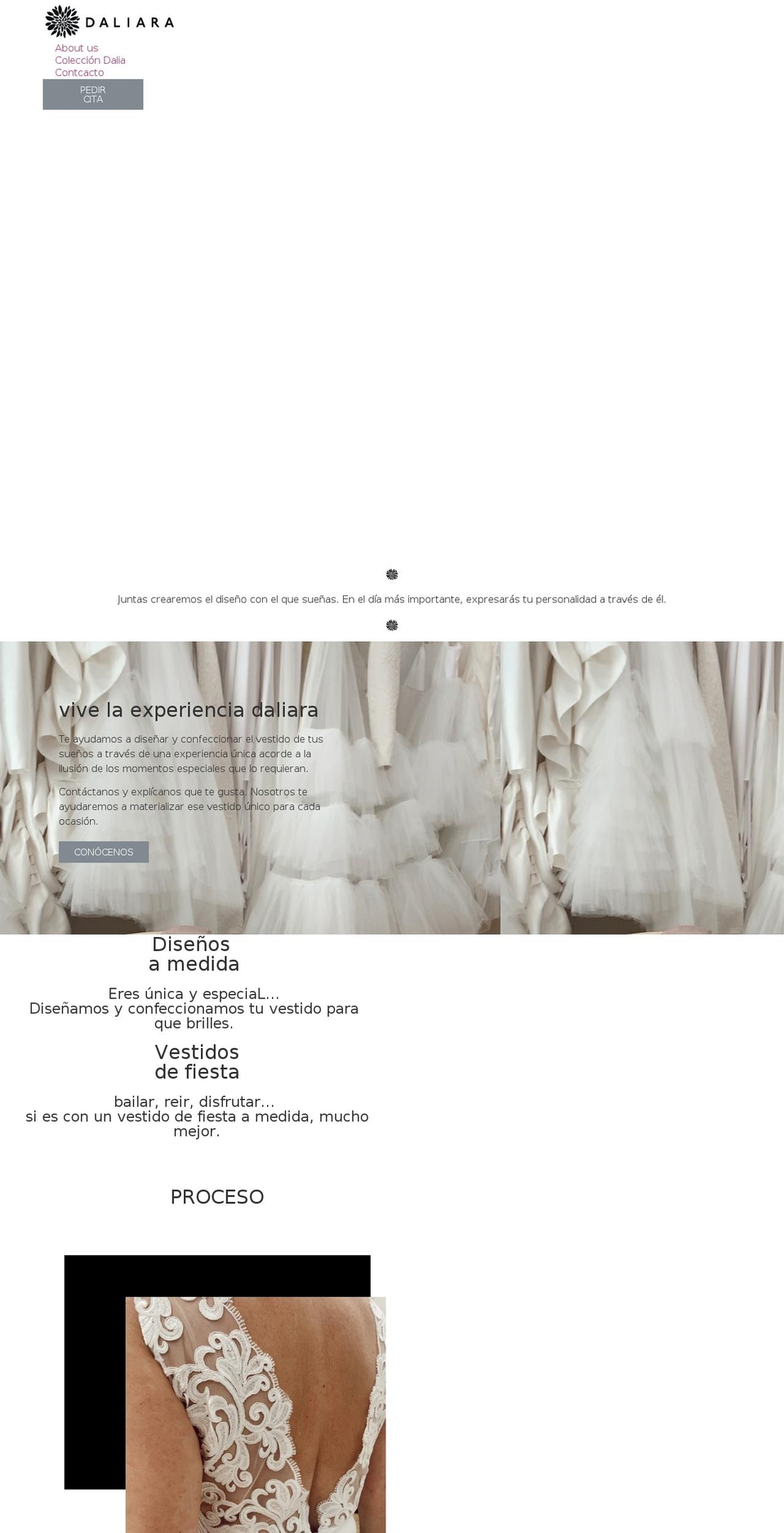daliara.com — Shopify storefront screenshot