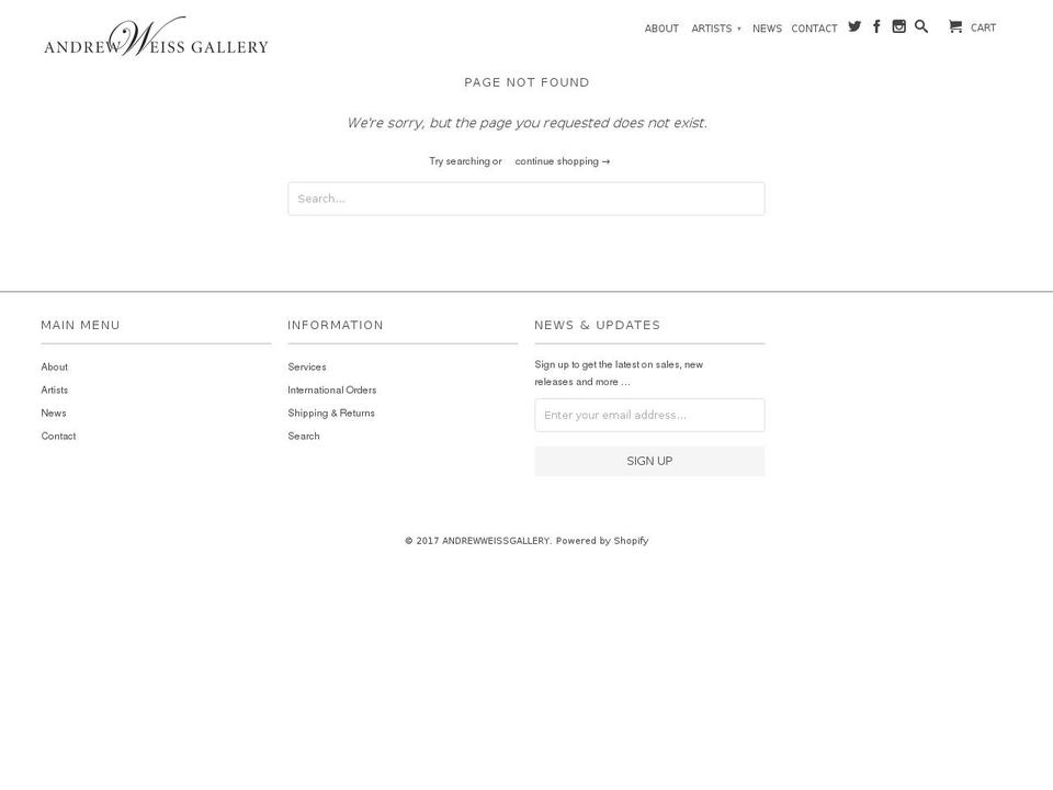 daliuniverse.us shopify website screenshot