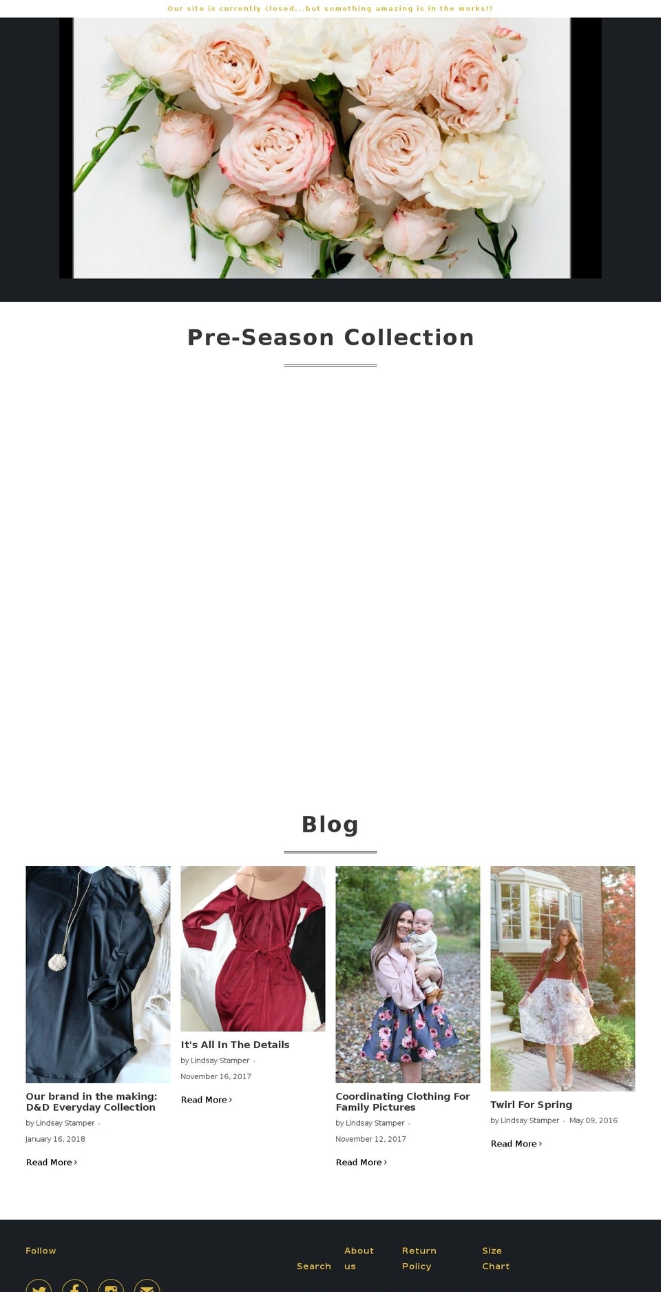 dallasanddottieboutique.com — Shopify storefront screenshot