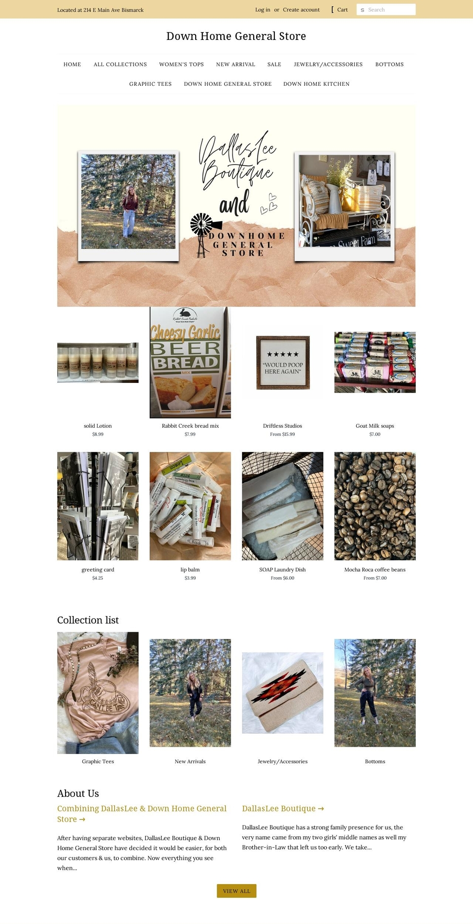 dallasleeboutique.com shopify website screenshot