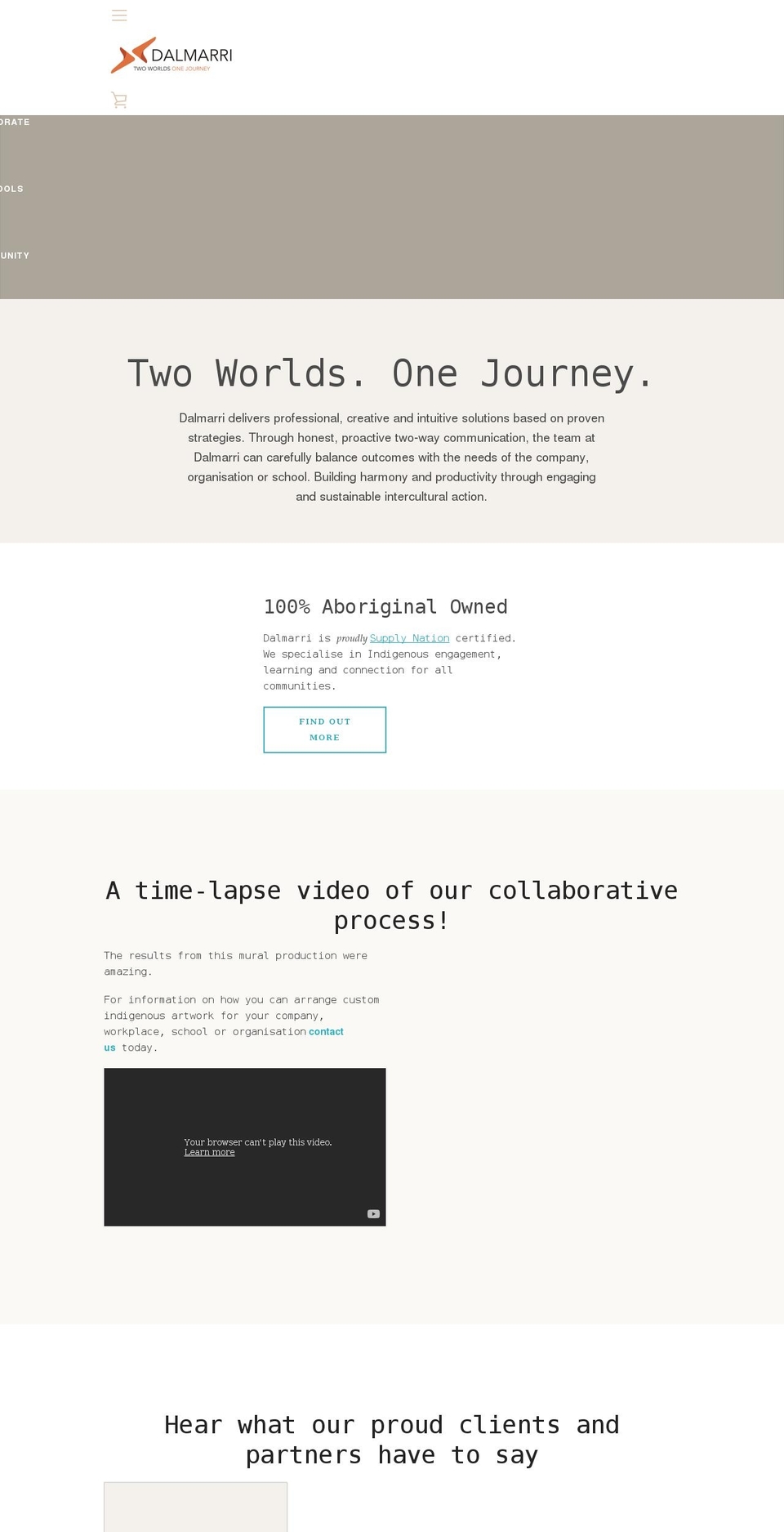 dalmarri.com.au shopify website screenshot