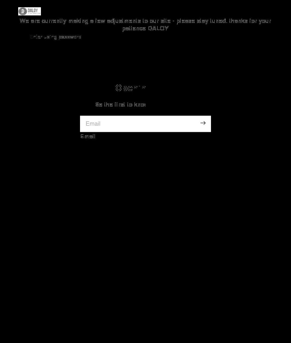 daloy.com shopify website screenshot