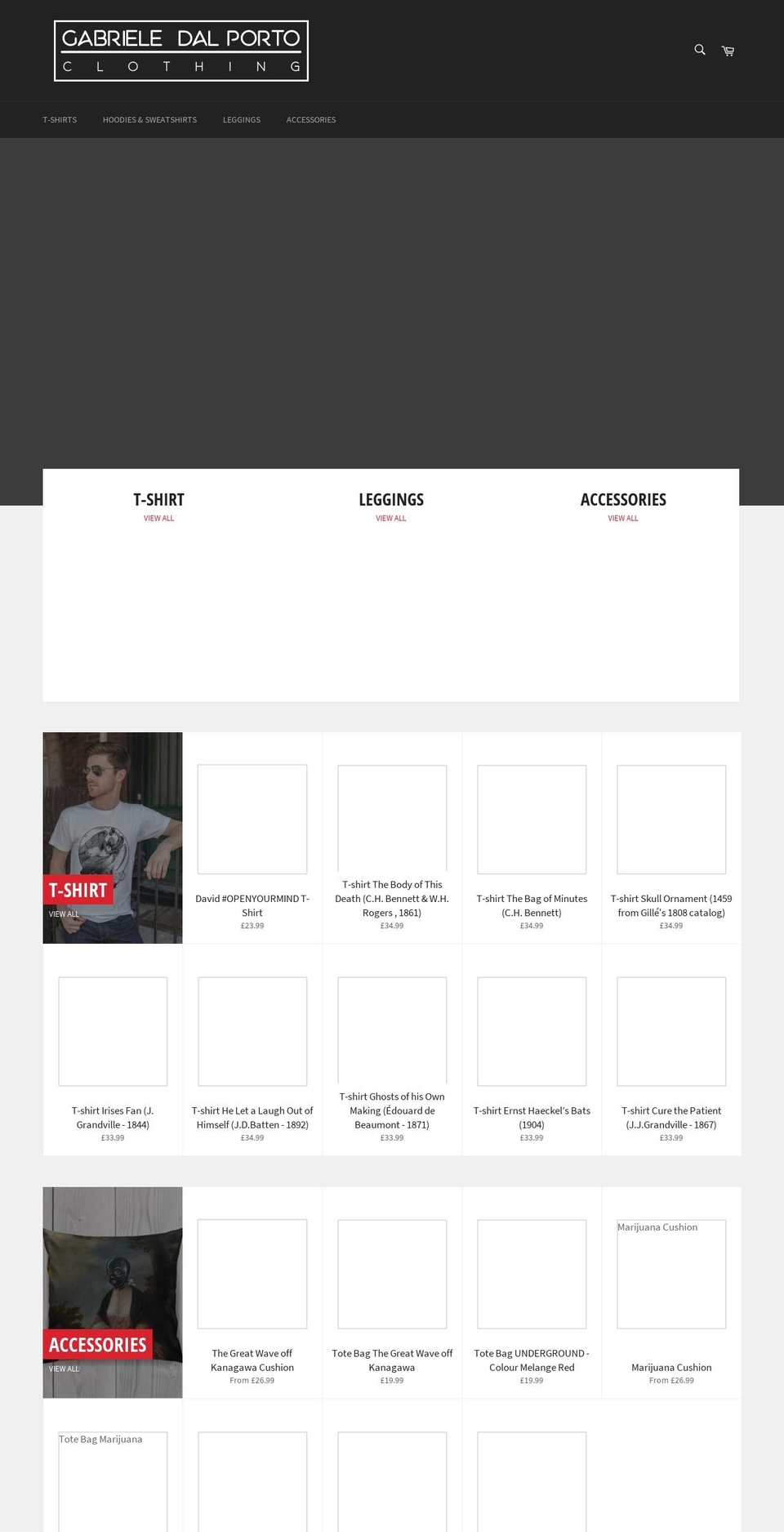 dalportogabriele.com — Shopify storefront screenshot