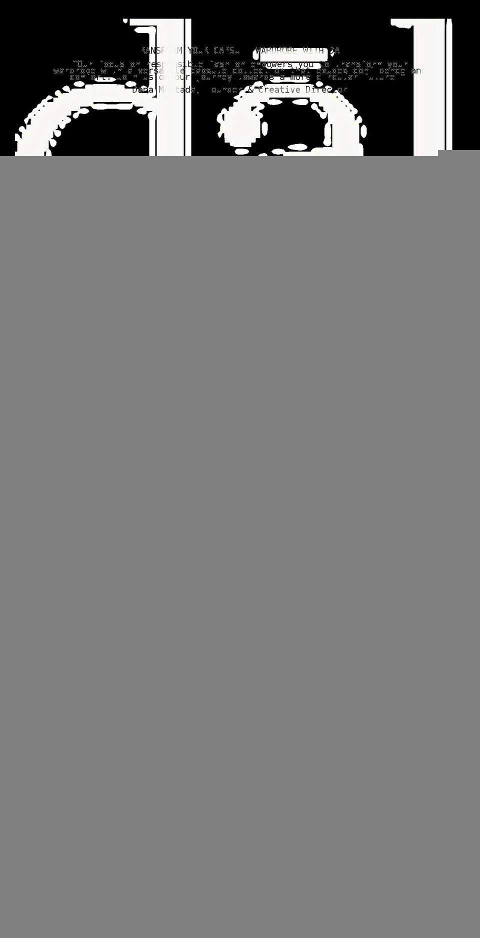 dalthelabel.com shopify website screenshot