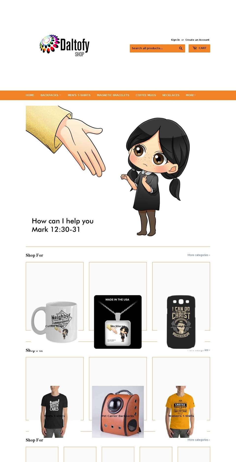 daltofy.com — Shopify storefront screenshot
