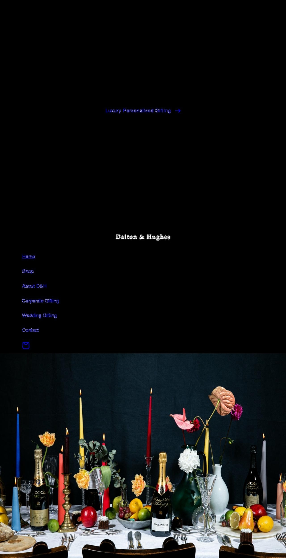 daltonandhughes.com shopify website screenshot