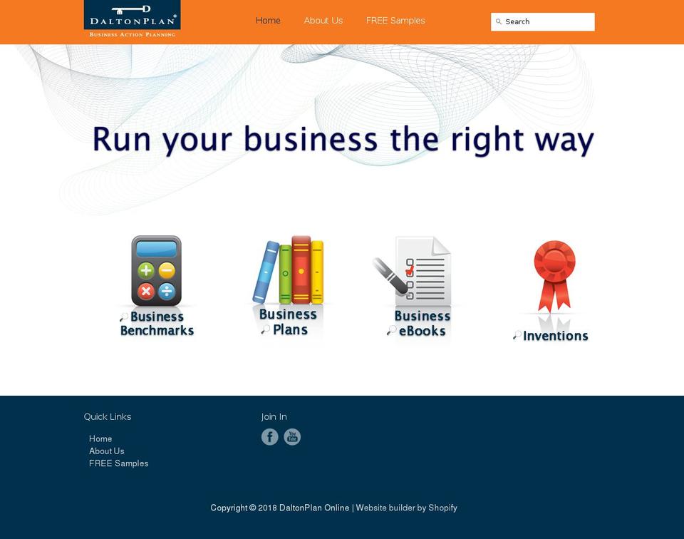 daltonplan.com — Shopify storefront screenshot