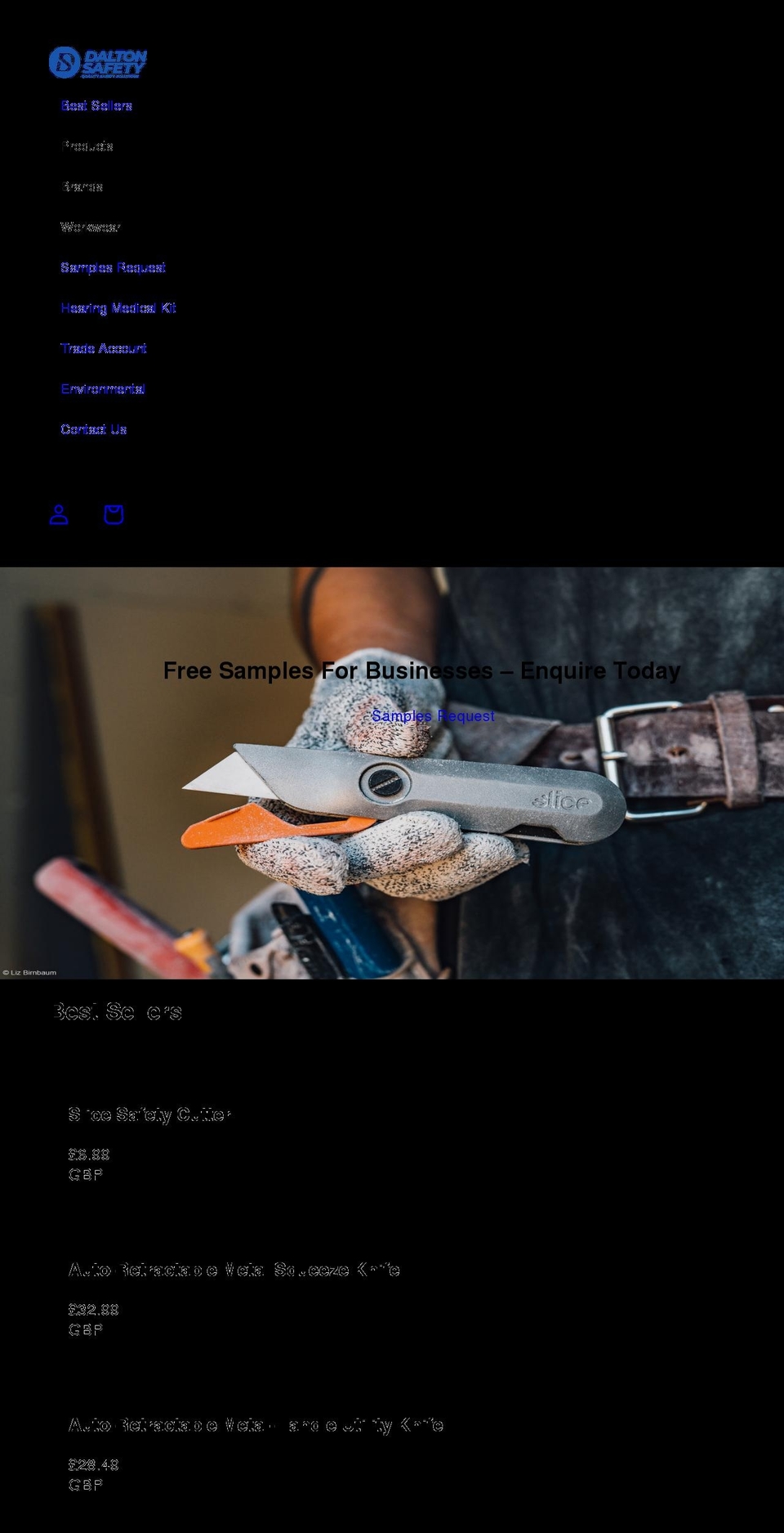 daltonsafety.com shopify website screenshot