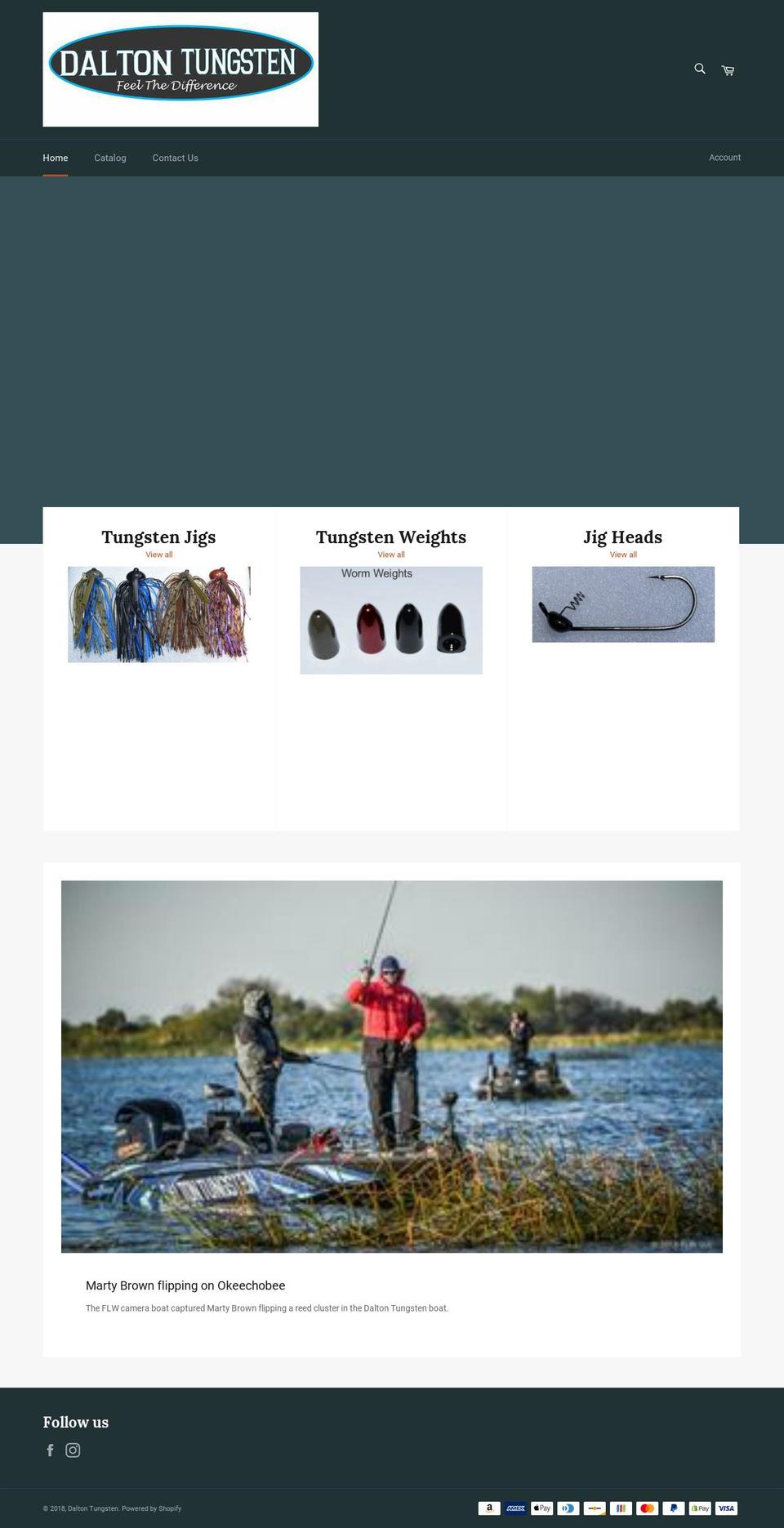 daltontungsten.com — Shopify storefront screenshot