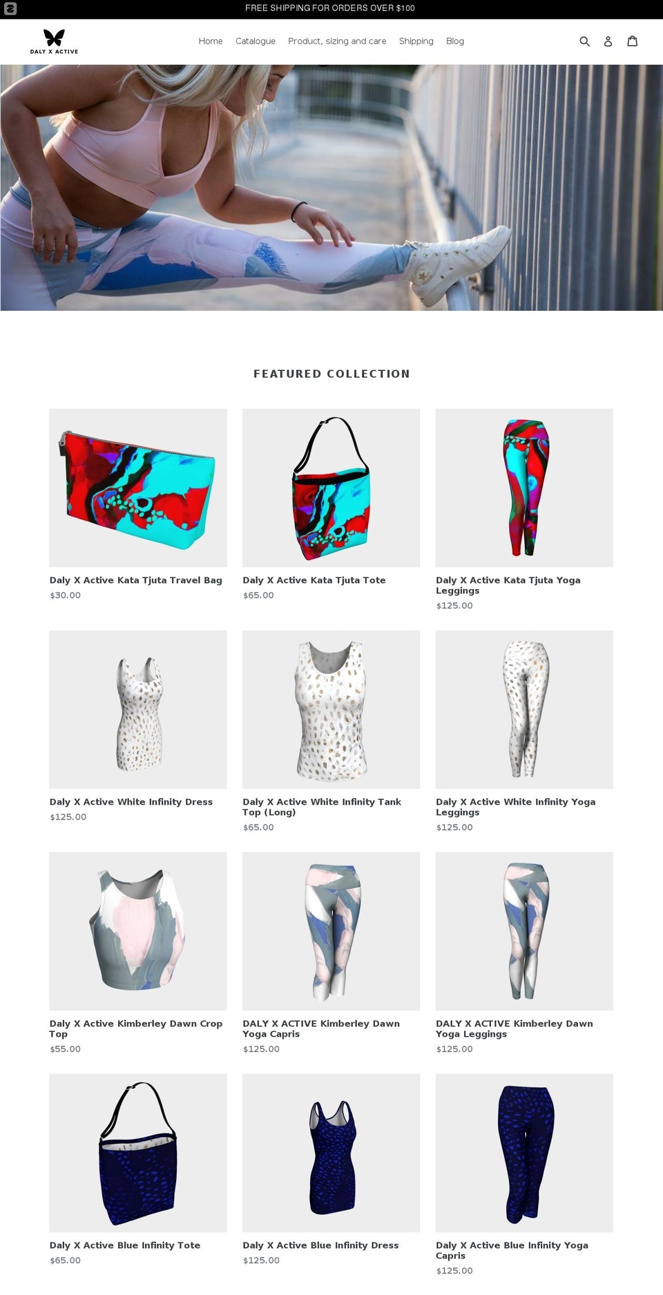 dalyxactive.com — Shopify storefront screenshot