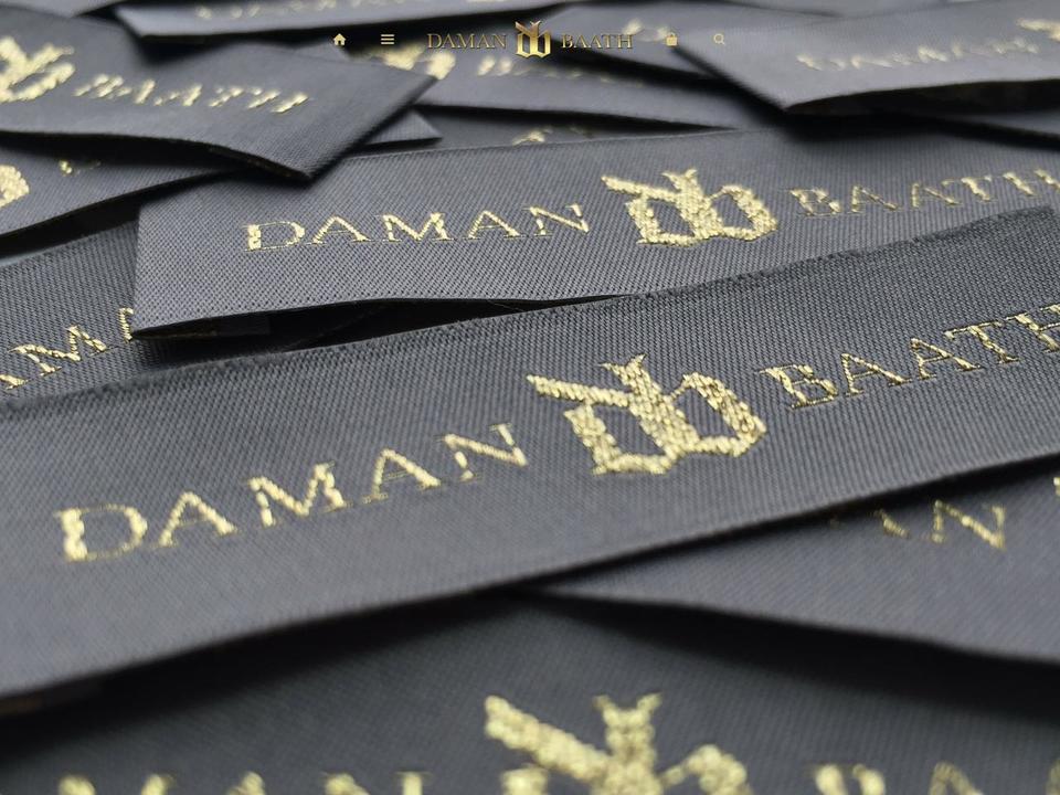 damanbaath.com shopify website screenshot