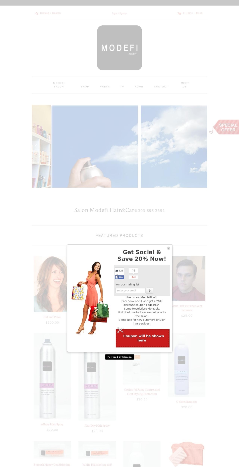damienmorrill.com shopify website screenshot