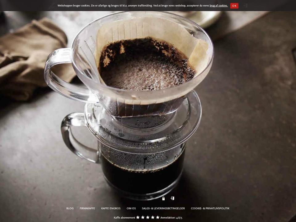 Øristeriet 2015 Shopify theme site example damngood.coffee