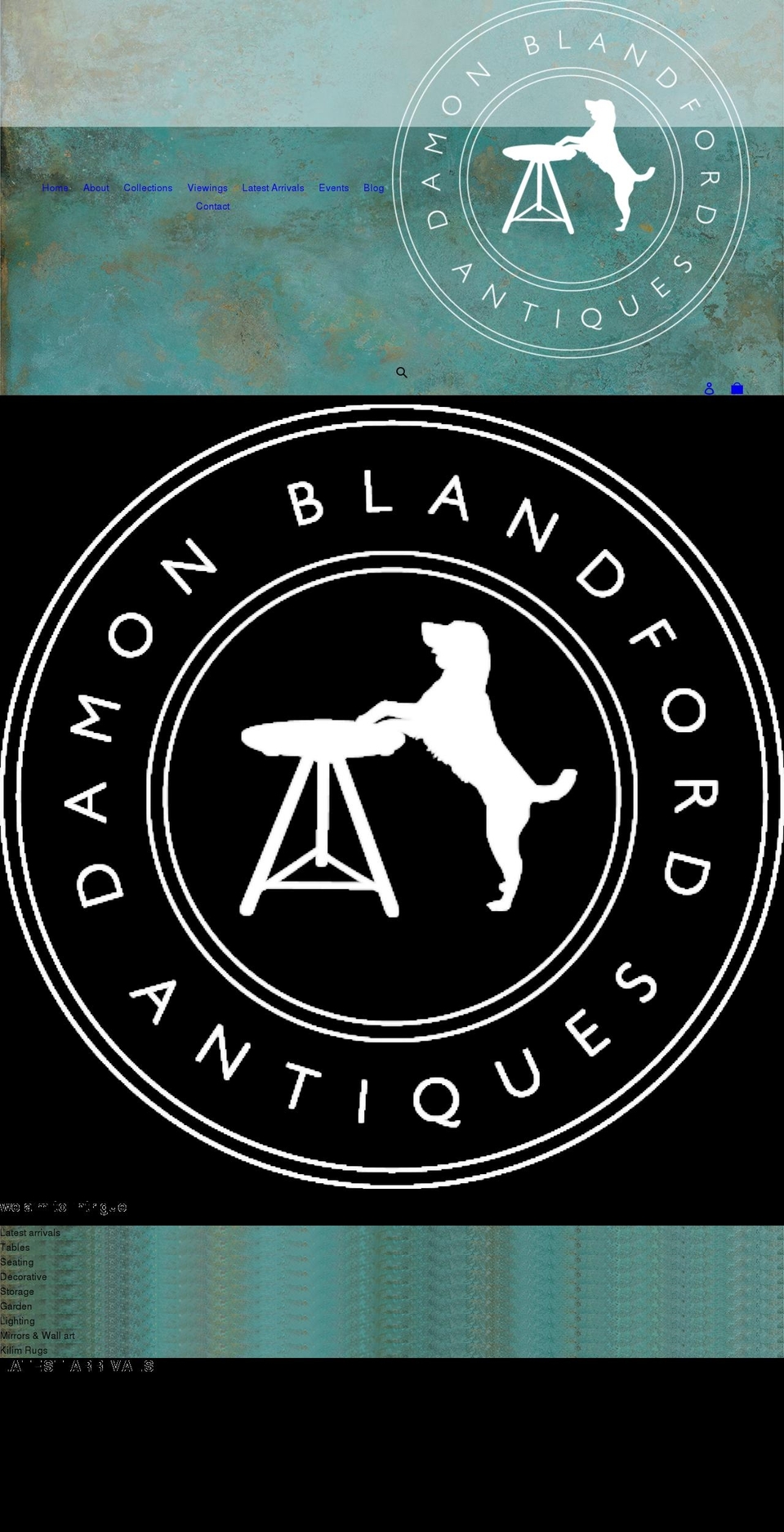 damonblandford.co.uk shopify website screenshot