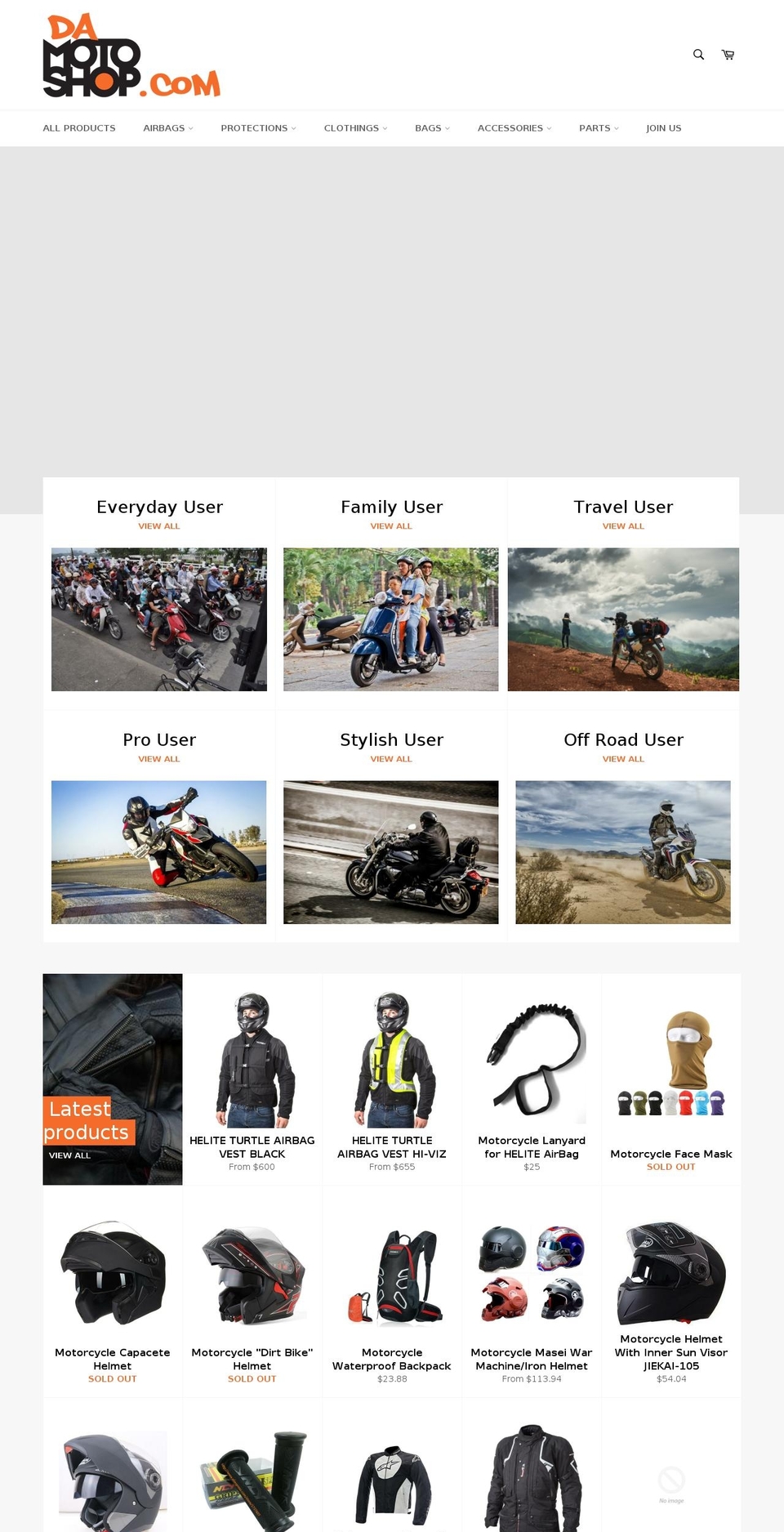 damotoshop.com — Shopify storefront screenshot