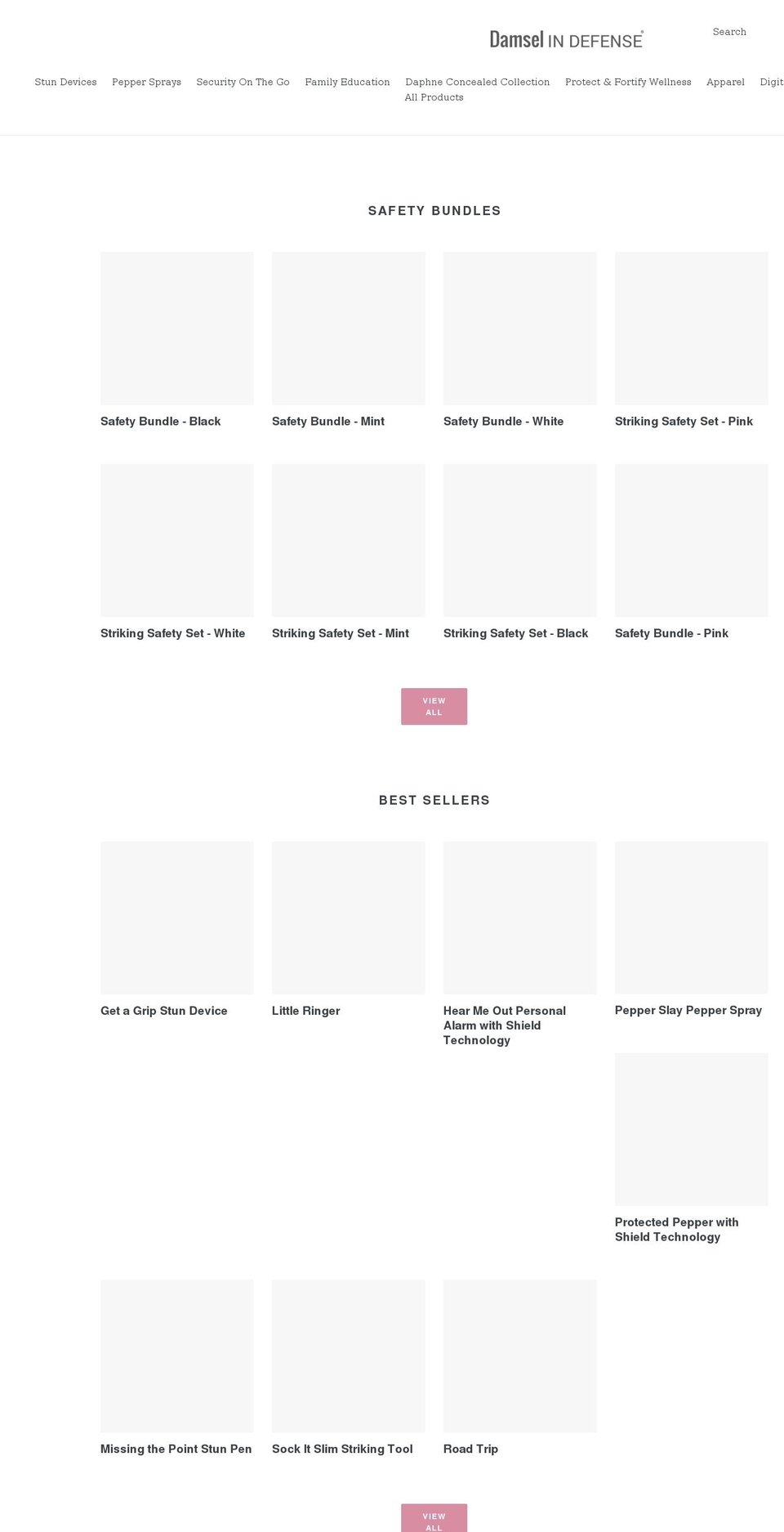 damselcatalog.com shopify website screenshot