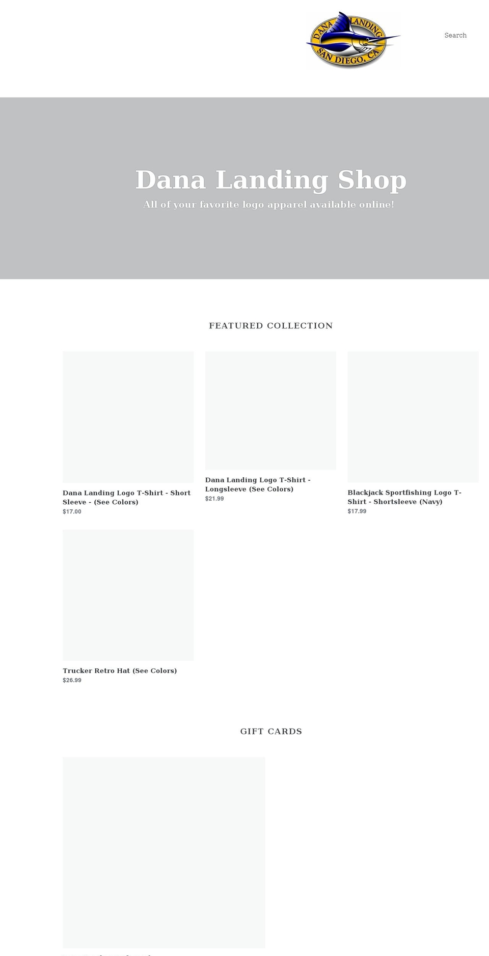 dana-landing.myshopify.com shopify website screenshot