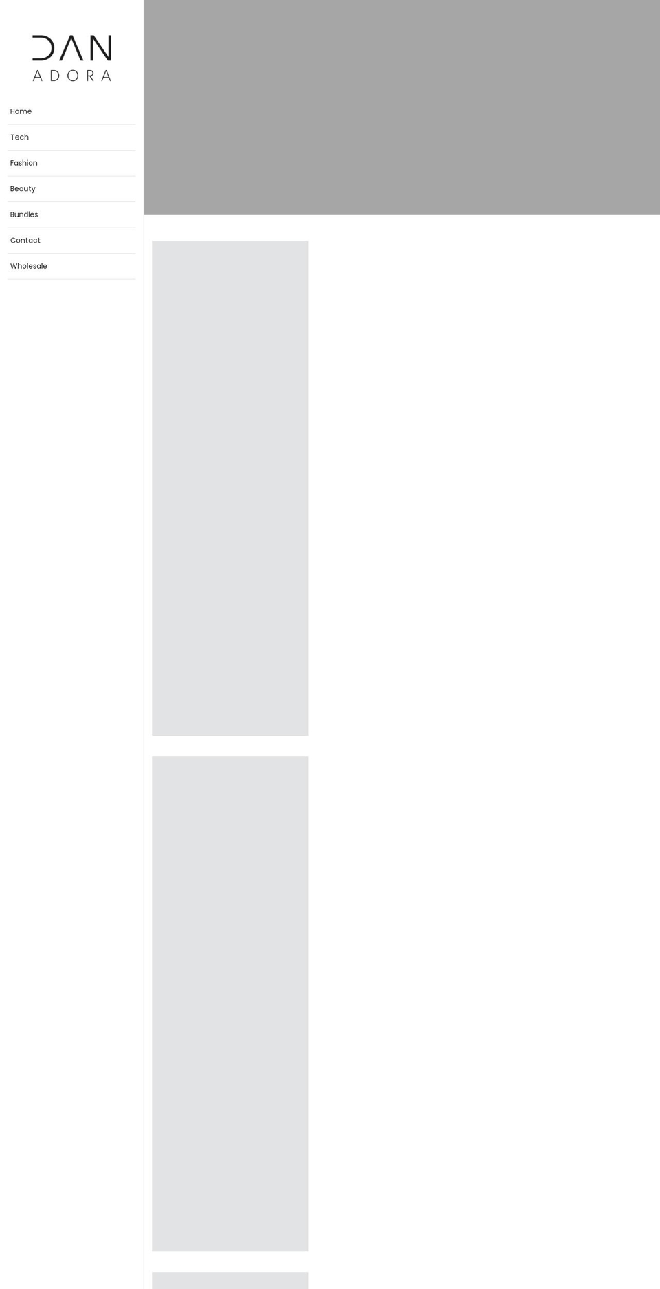 danadora.com shopify website screenshot