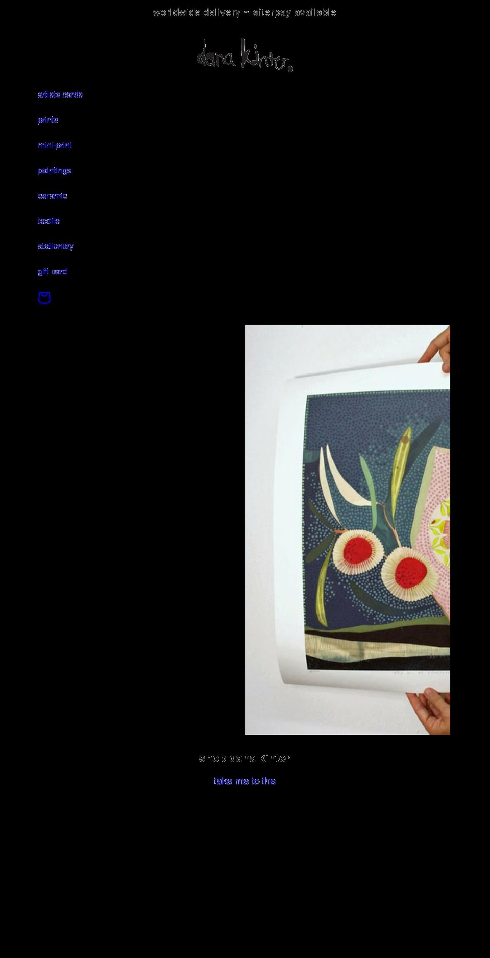 danakinter.com shopify website screenshot