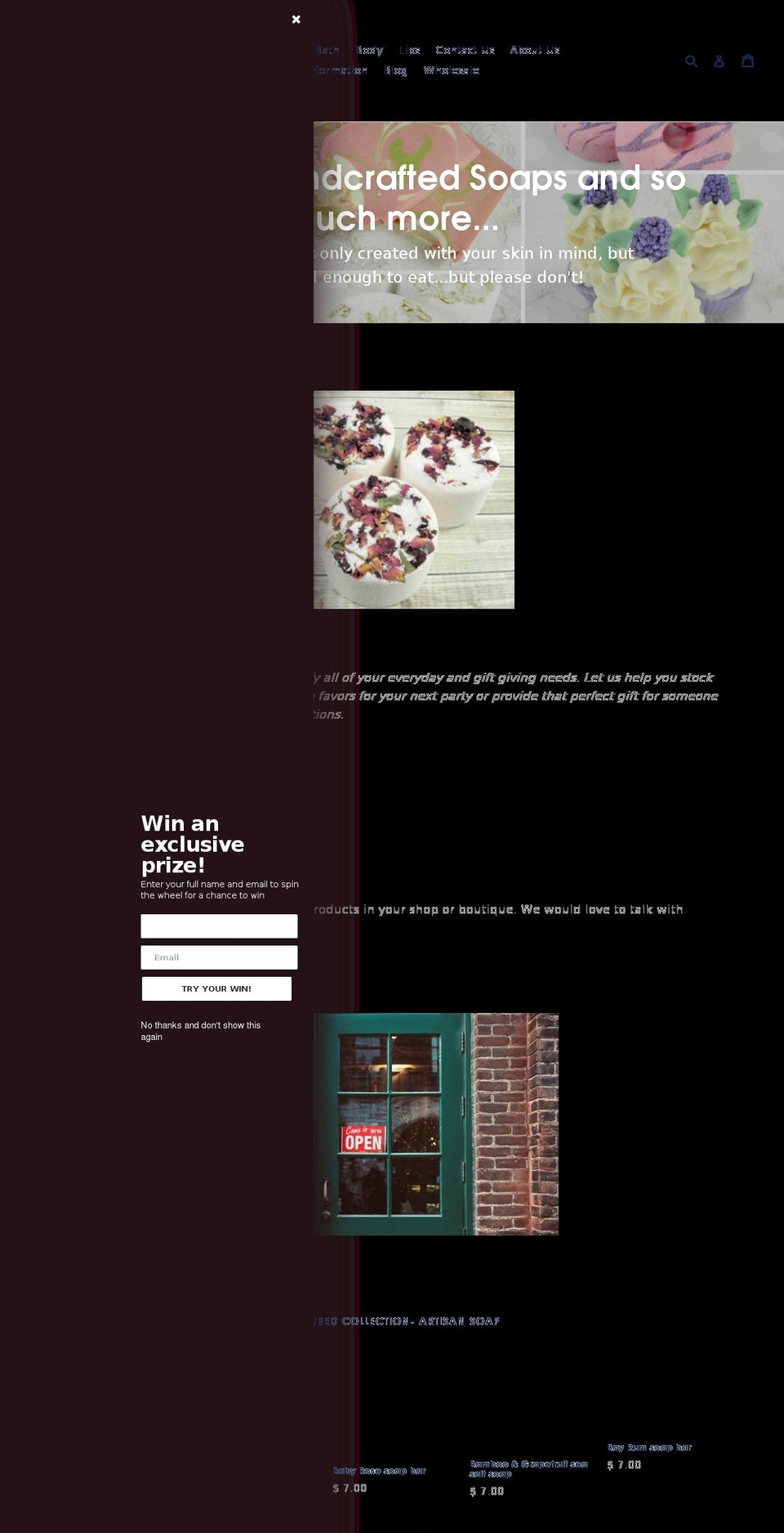 dandicreations.com — Shopify storefront screenshot