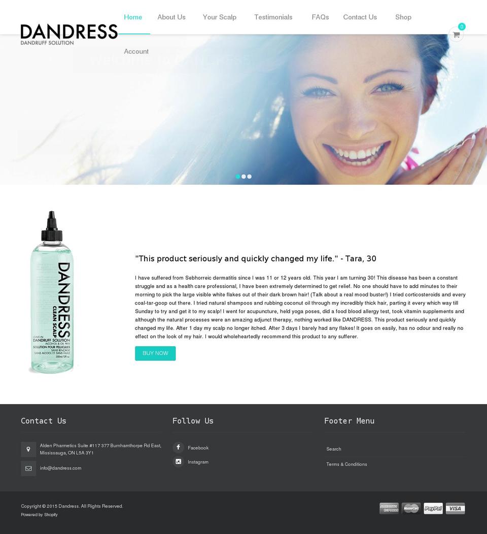 dandress-2 Shopify theme site example dandress.com