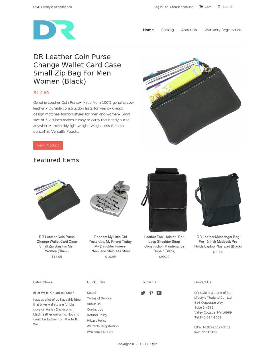 dandrstyle.com shopify website screenshot