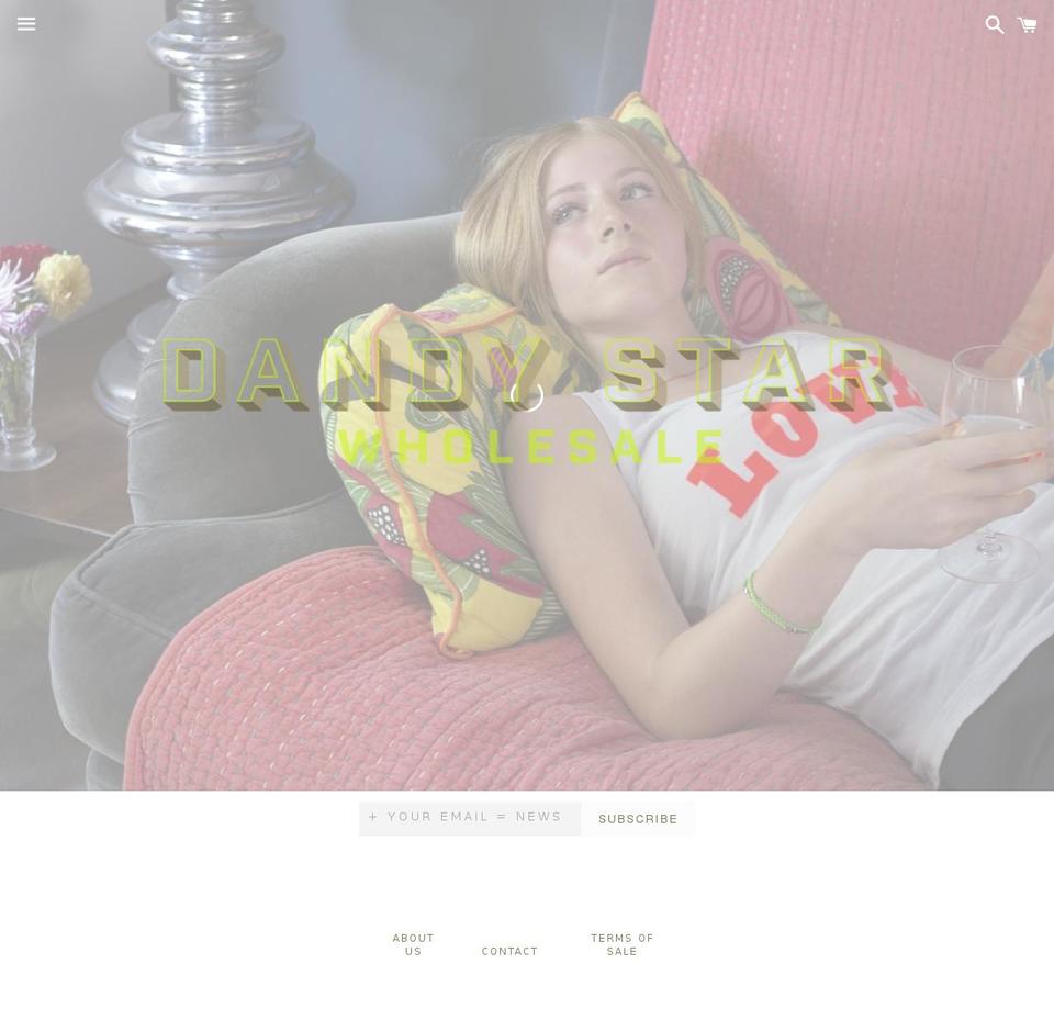 dandystarwholesale.com — Shopify storefront screenshot