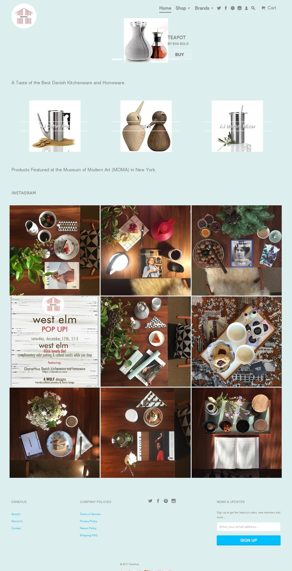 danehus.com shopify website screenshot