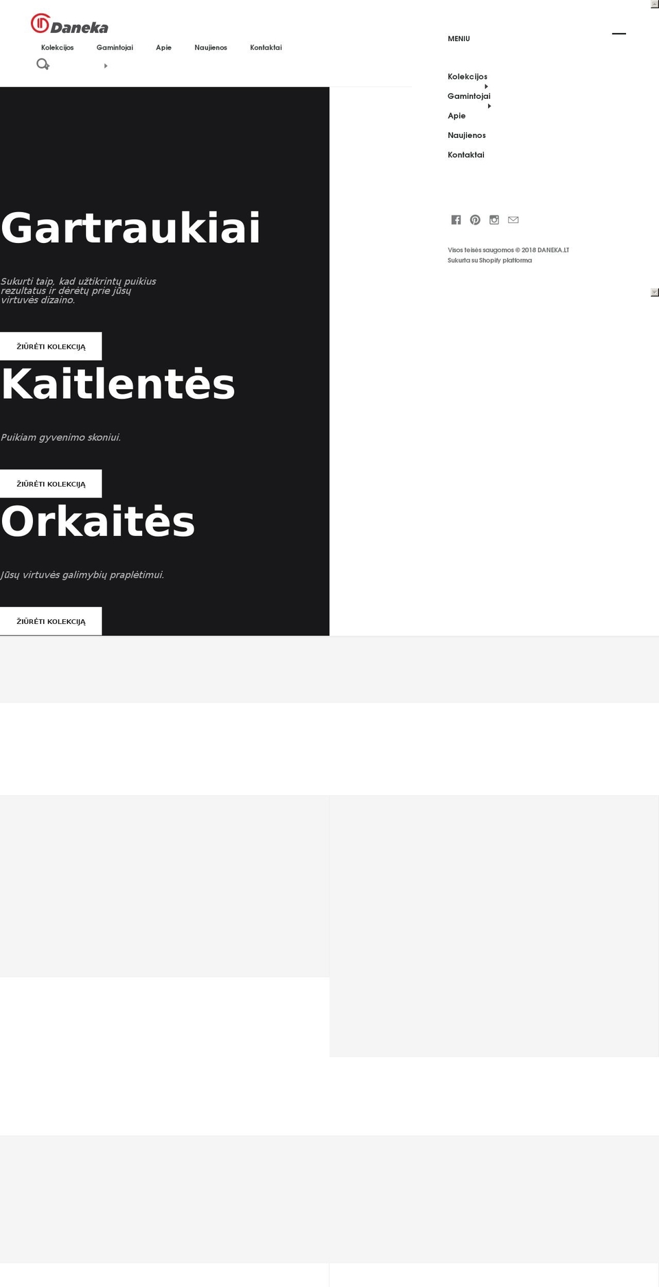 daneka new 2018 --Pasleptos Kainos Shopify theme site example daneka.lt