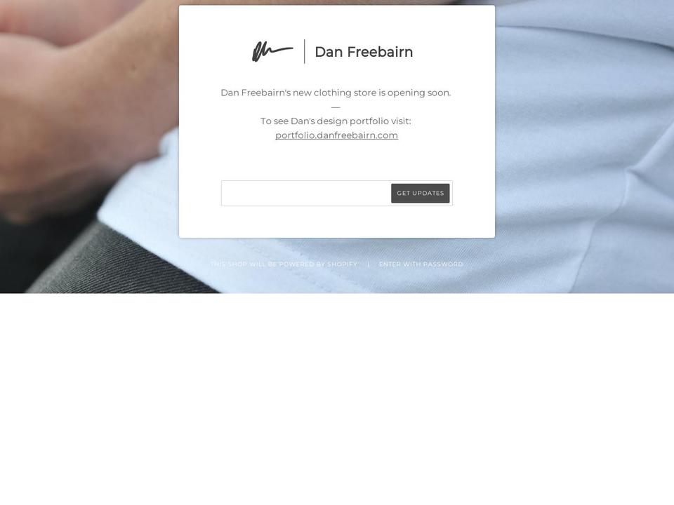 danfreebairn.com shopify website screenshot