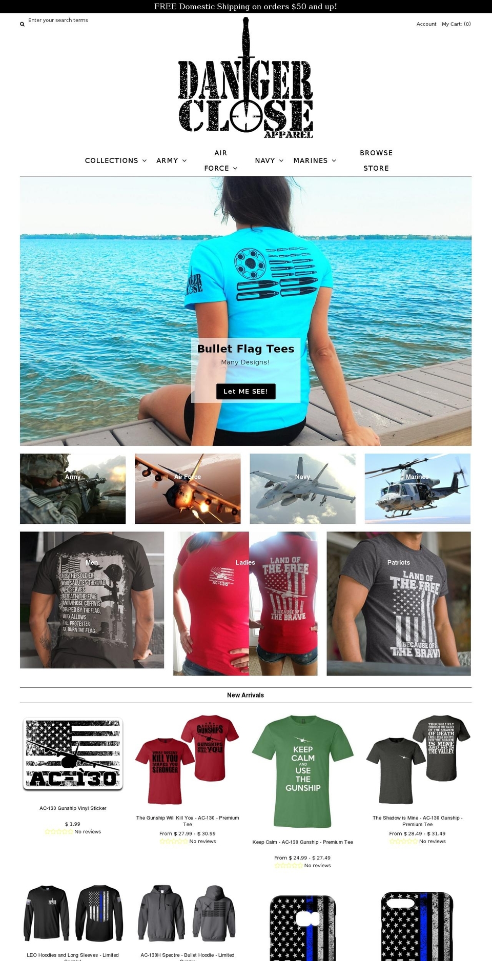 MeroxIO Optimized with Installments message Shopify theme site example dangercloseapparel.com