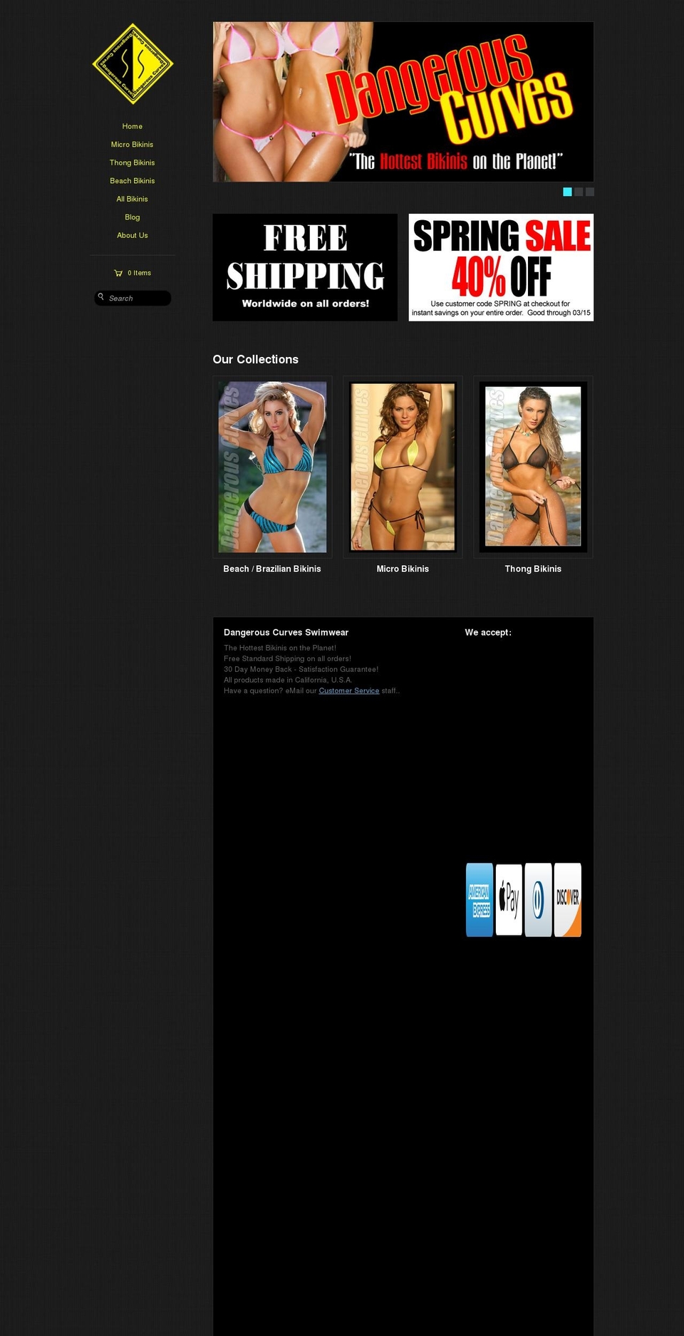 Copy of Pop Shopify theme site example dangerouscurvesswimwear.com