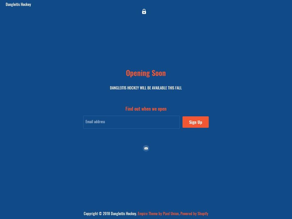dangleitis.com shopify website screenshot