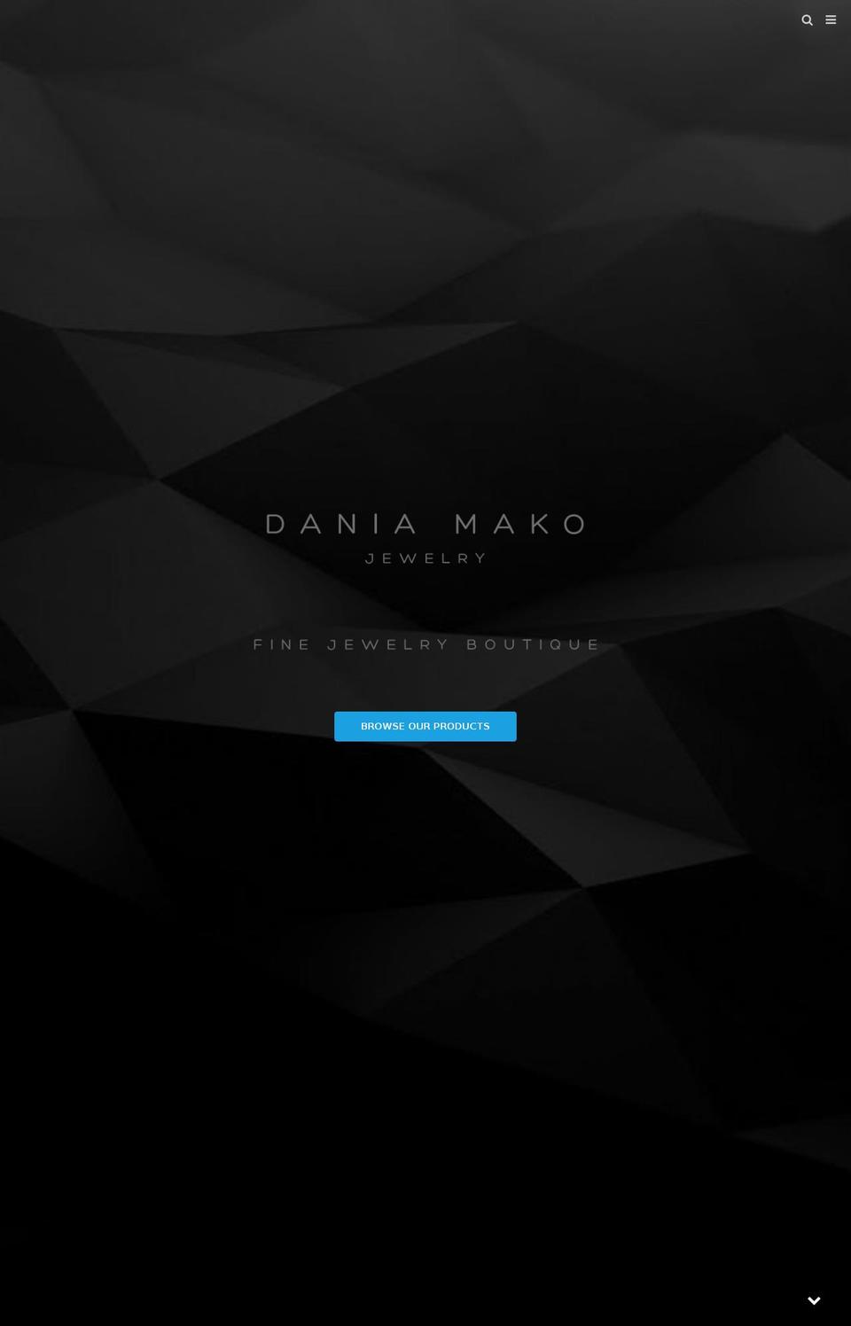daniamako.com — Shopify storefront screenshot