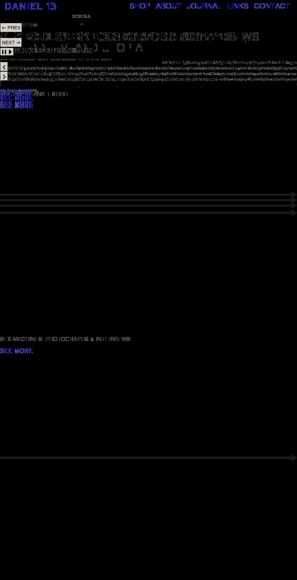 daniel-13.com shopify website screenshot