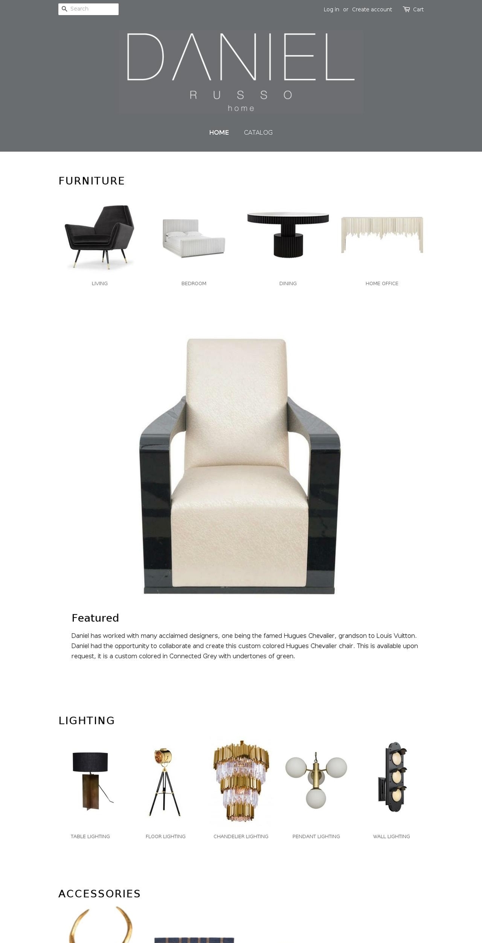 danielhome.com — Shopify storefront screenshot