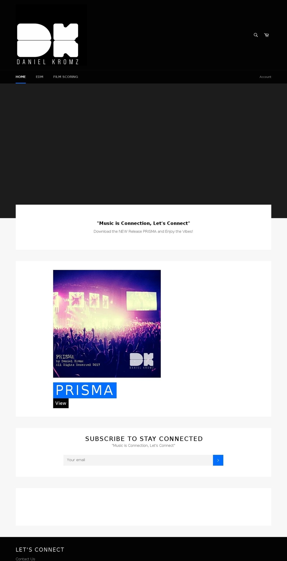 danielkromz.com shopify website screenshot