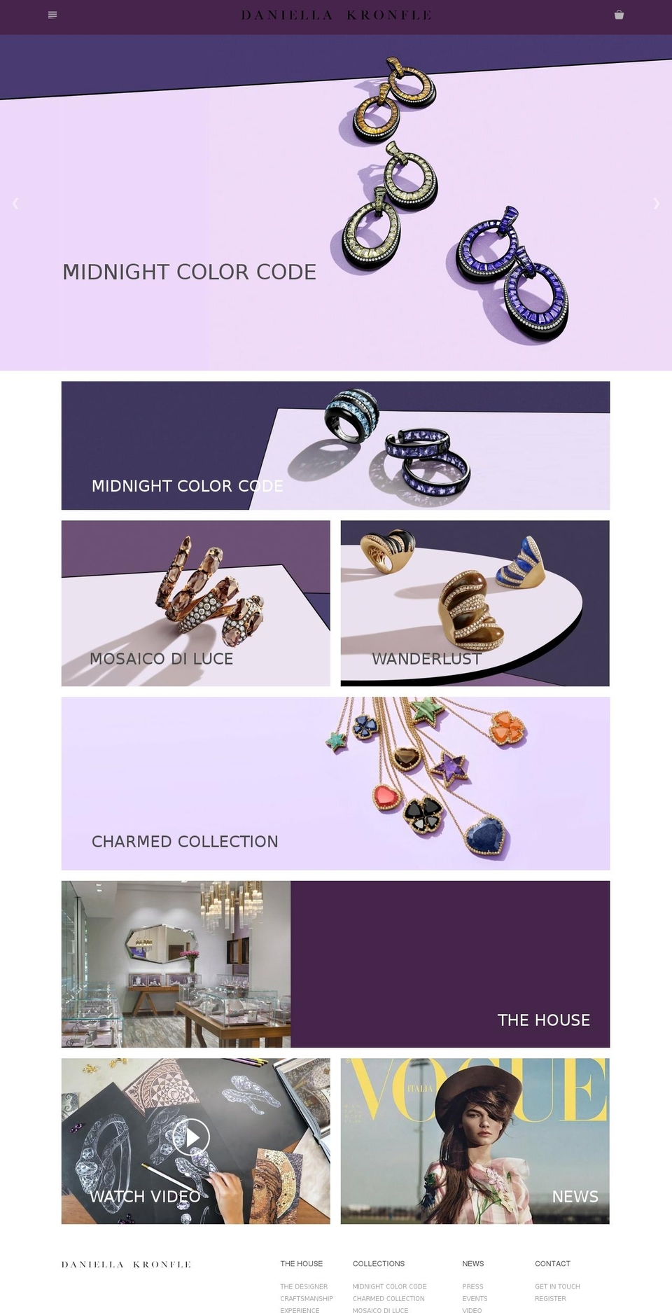 daniellakronfle.com shopify website screenshot