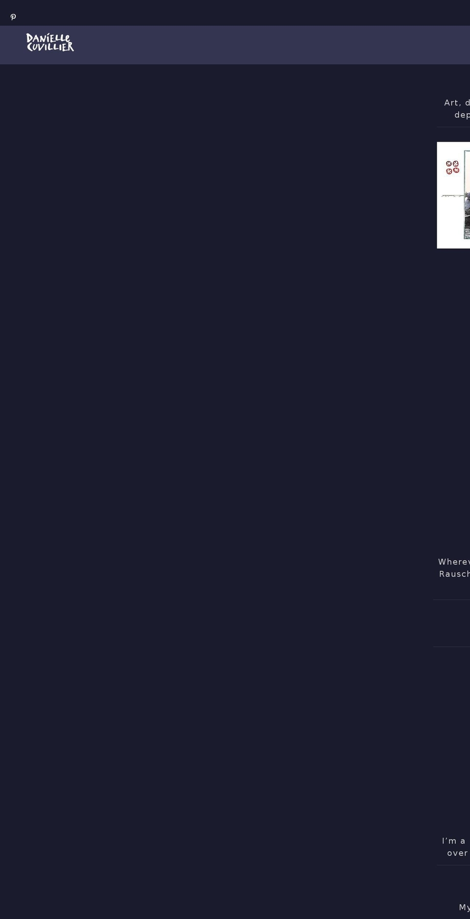 daniellecuvillier.com — Shopify storefront screenshot